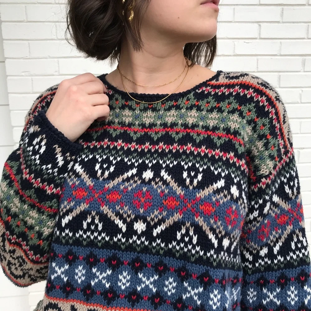 Vintage Grandpa Sweater - Picture 4 of 10